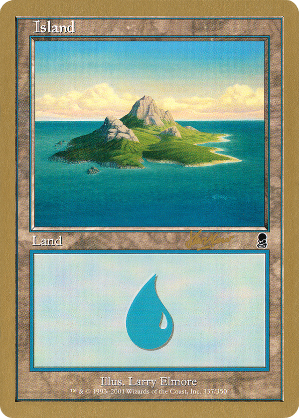 Island (337) - 2002 Sim Han How (ODY) (WCD-) - World Championship Decks 2002