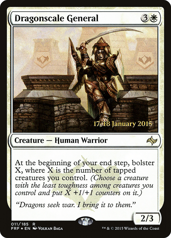 Dragonscale General (PRE-11S) - Fate Reforged Promos Foil