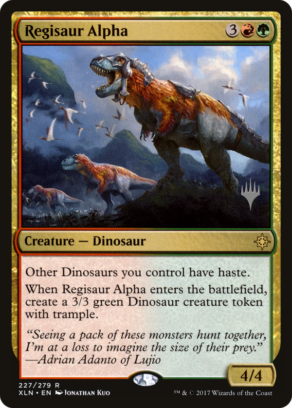 Regisaur Alpha (PPM20-227P) - Ixalan Promos Foil
