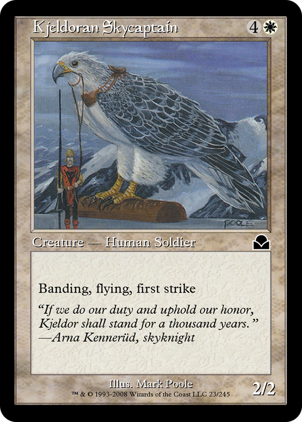 Kjeldoran Skycaptain (ME2-023) - Masters Edition II