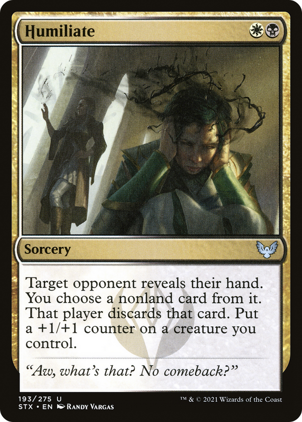 Humiliate (STX-193) - Strixhaven: School of Mages