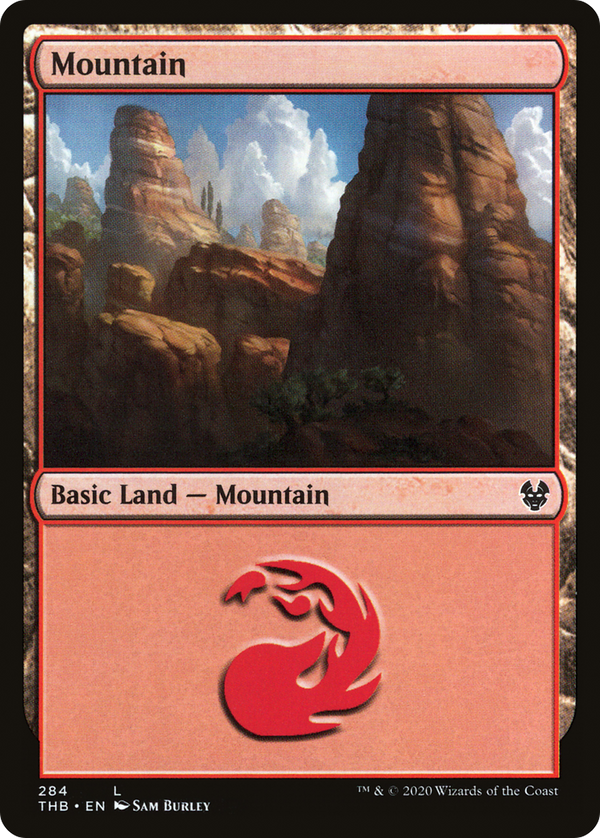 Mountain (284) (THB-284) - Theros Beyond Death Foil