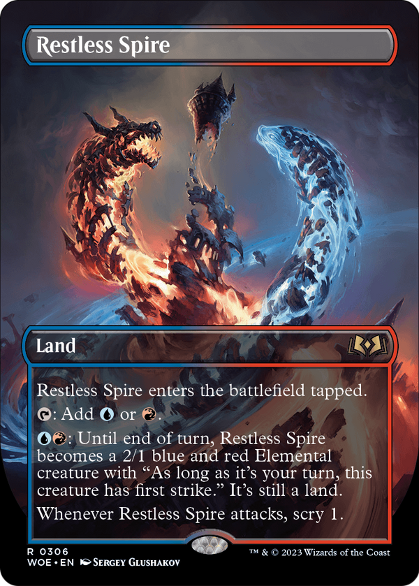 Restless Spire (Borderless) (WOE-306) - Wilds of Eldraine