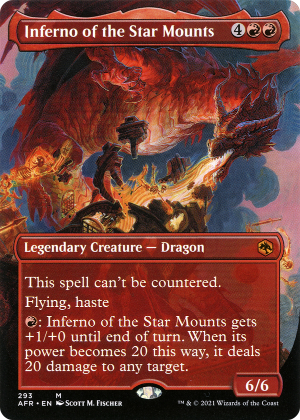 Inferno of the Star Mounts (Borderless) (AFR-293) - Adventures in the Forgotten Realms