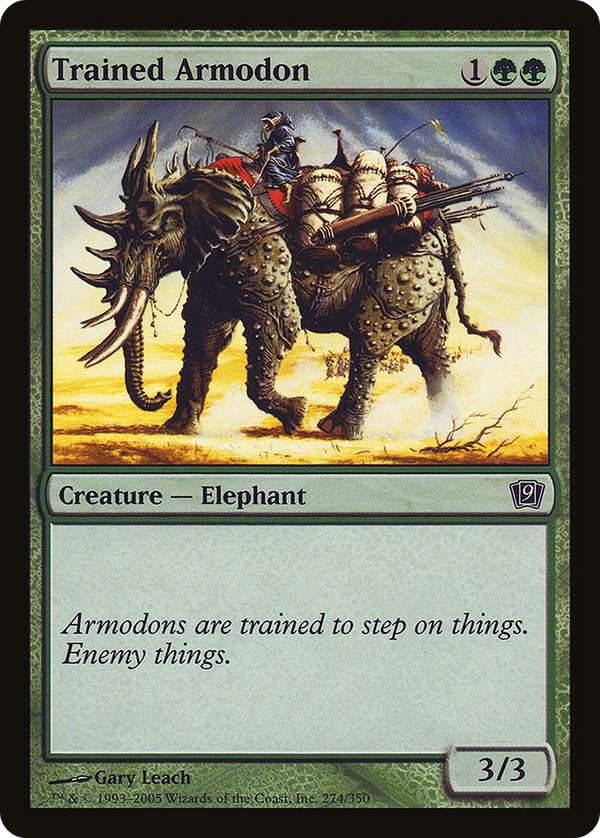 Trained Armodon (9ED-274) - 9th Edition