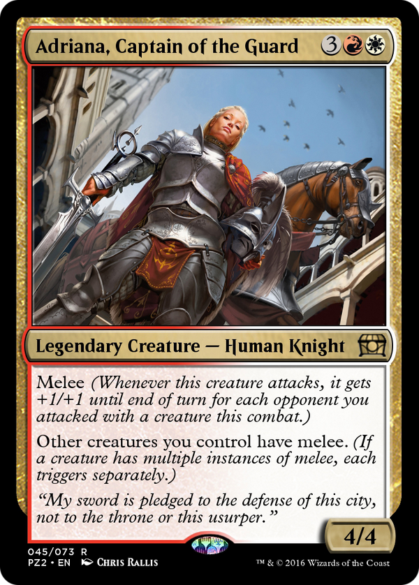 Adriana, Captain of the Guard (PZ2-045) - Treasure Chest