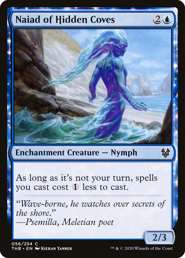 Naiad of Hidden Coves (THB-056) - Theros Beyond Death: (enchantment)