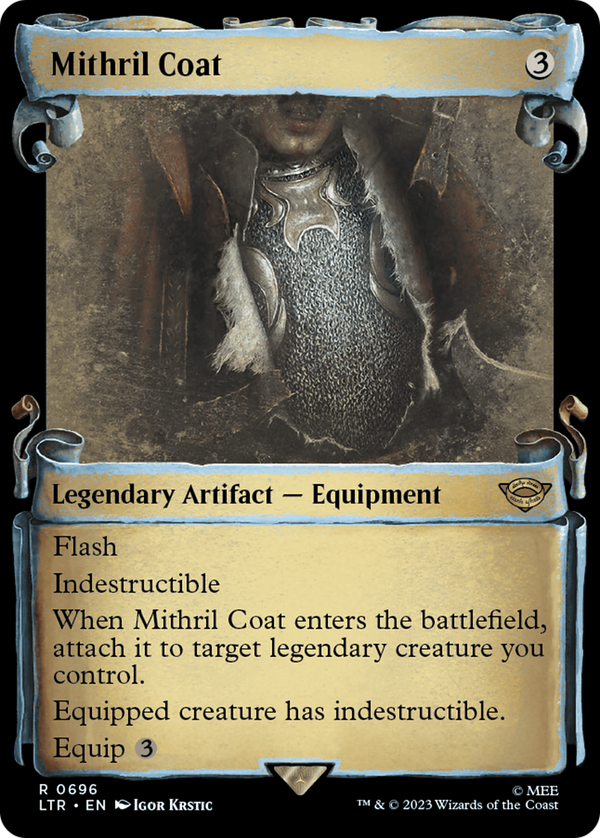 Mithril Coat (Showcase Scrolls) (LTR-696) - The Lord of the Rings: Tales of Middle-earth: (Showcase) Foil