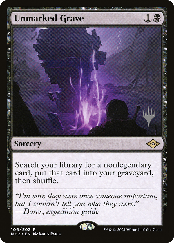 Unmarked Grave (PPMKM-106) - Modern Horizons 2 Promos Foil
