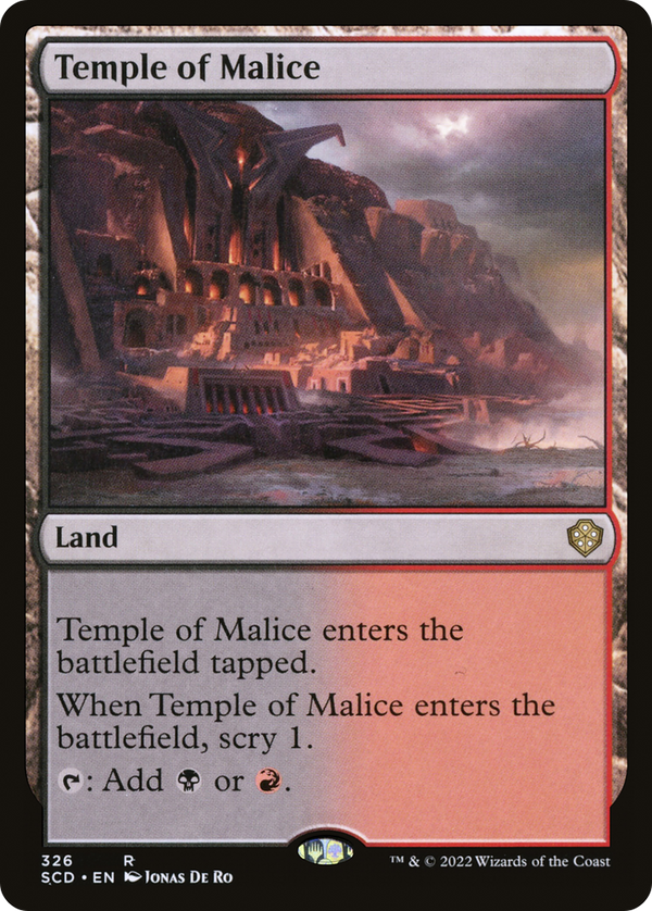 Temple of Malice (SCD-326) - Starter Commander Decks