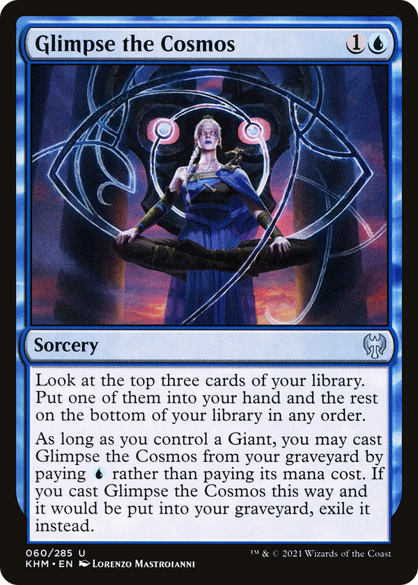 Glimpse the Cosmos (KHM-060) - Kaldheim Foil
