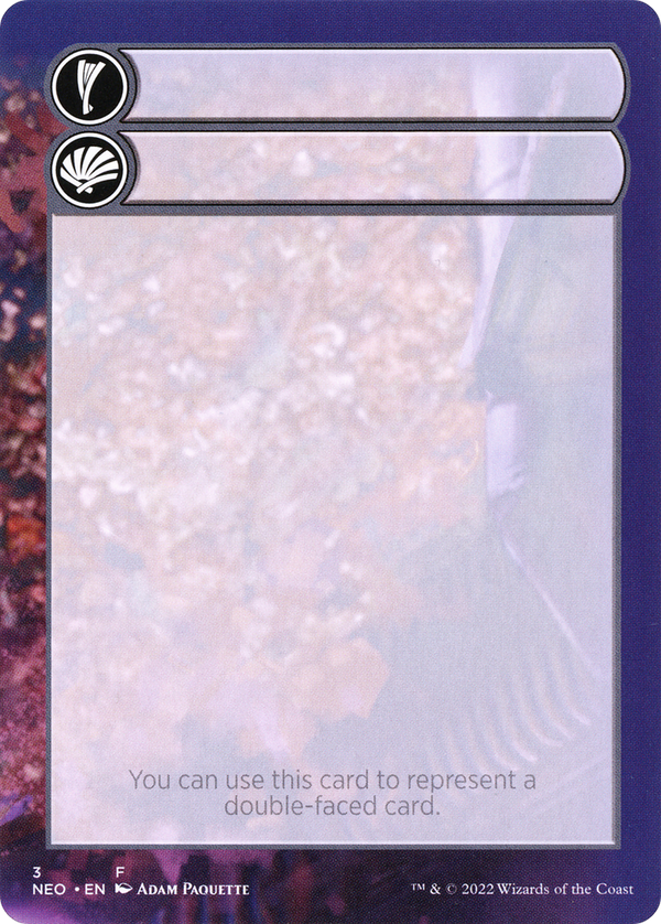 Double-Faced Substitute Card (SNEO-003) - Kamigawa: Neon Dynasty Substitute Cards (Borderless)