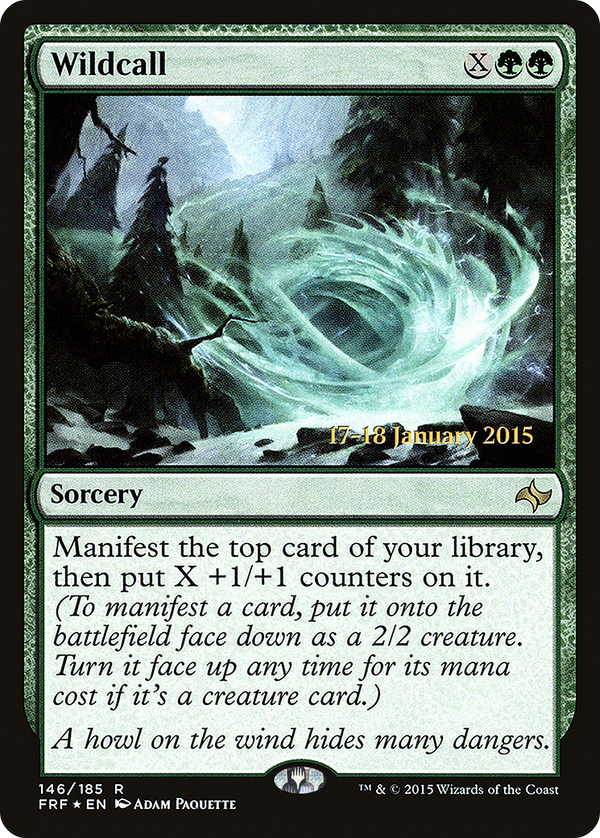 Wildcall (PRE-146S) - Fate Reforged Promos Foil