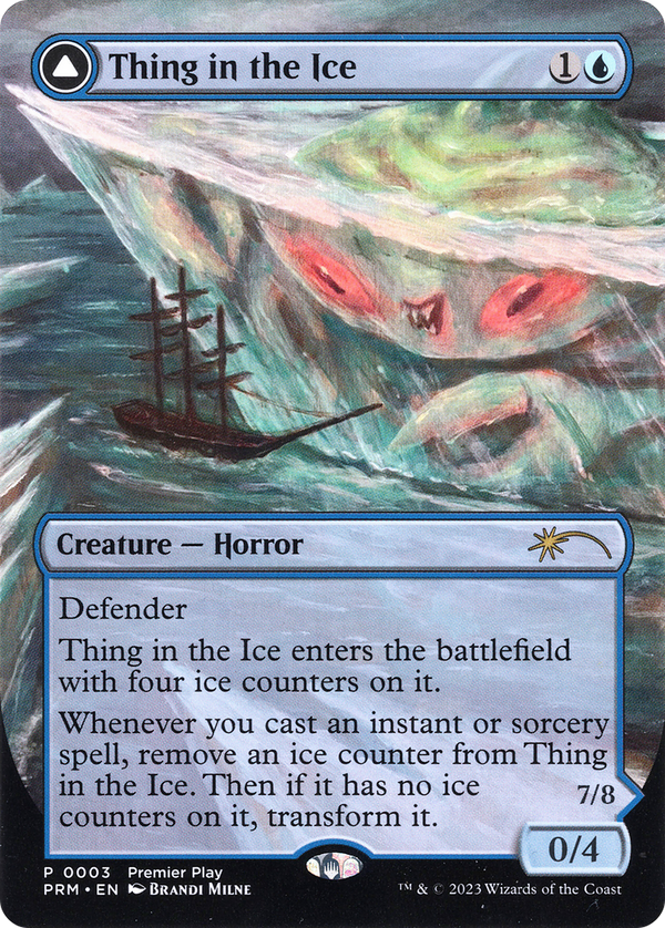Thing in the Ice (PTP-003) - Regional Championship Qualifiers 2023 (Borderless)