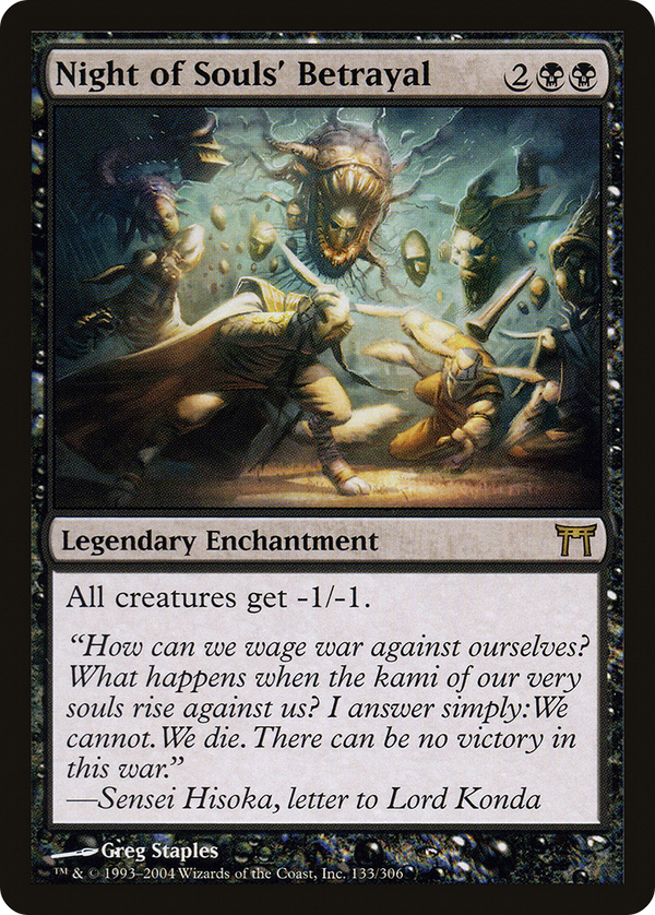 Night of Souls' Betrayal (CHK-133) - Champions of Kamigawa Foil