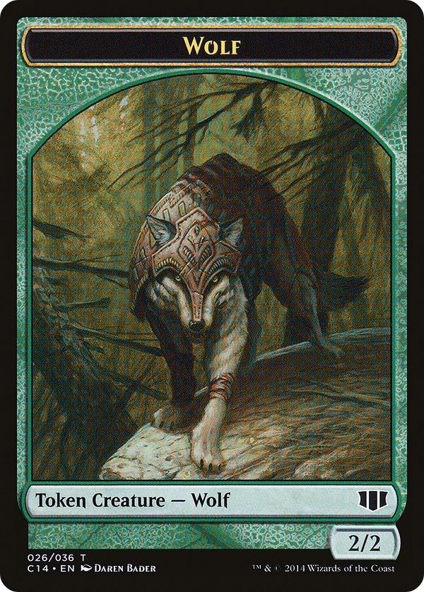 Wolf (TC14-026) - Commander 2014 Tokens