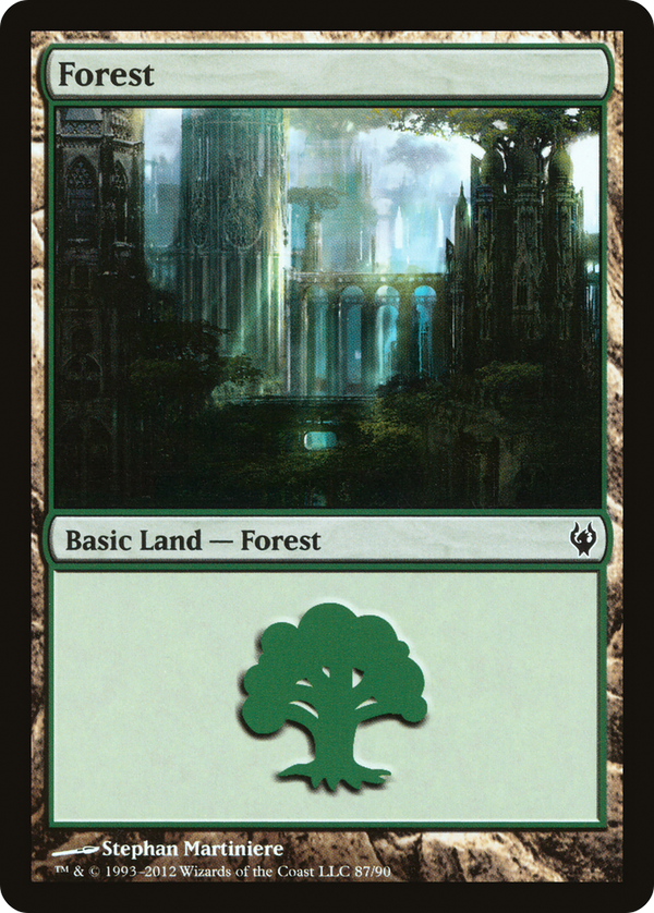 Forest (87) (DDJ-087) - Duel Decks: Izzet vs. Golgari