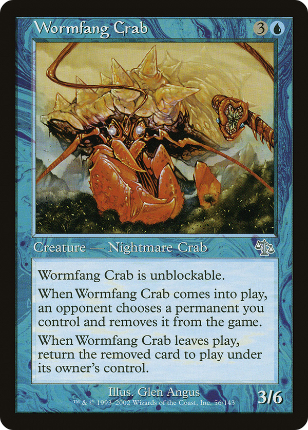 Wormfang Crab (JUD-056) - Judgment Foil
