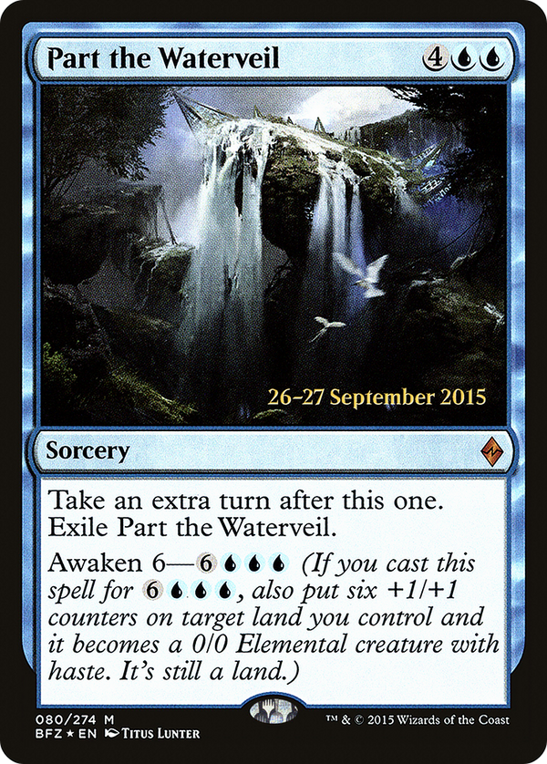 Part the Waterveil (PRE-80S) - Battle for Zendikar Promos Foil
