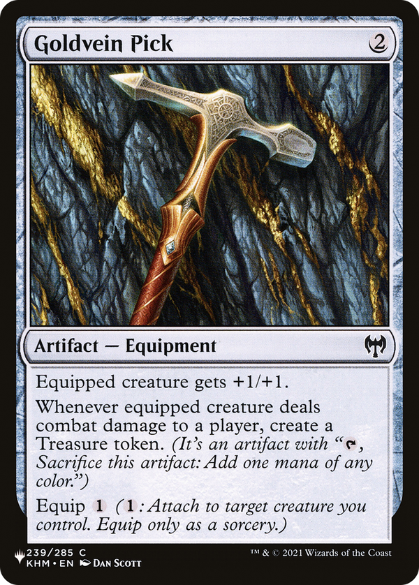 Goldvein Pick (LIST-KHM-239) - The List