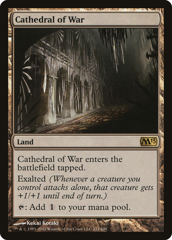 Cathedral of War (M13-221) - Magic 2013 Foil
