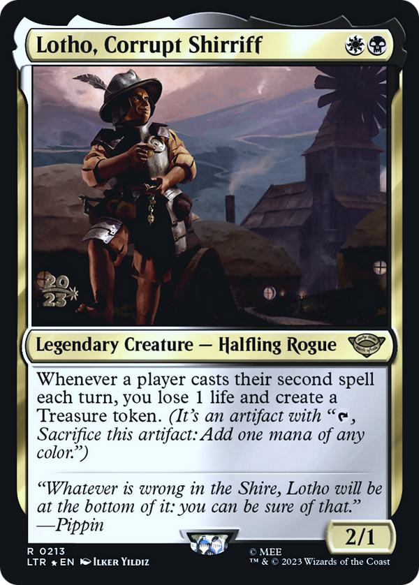 Lotho, Corrupt Shirriff (PRE-213) - Tales of Middle-earth Promos Foil