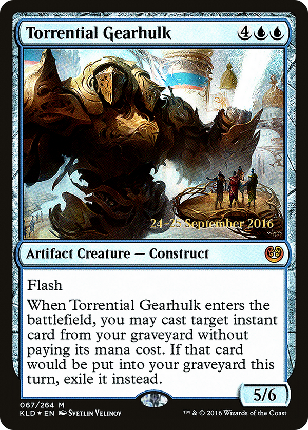 Torrential Gearhulk (PRE-67S) - Kaladesh Promos Foil
