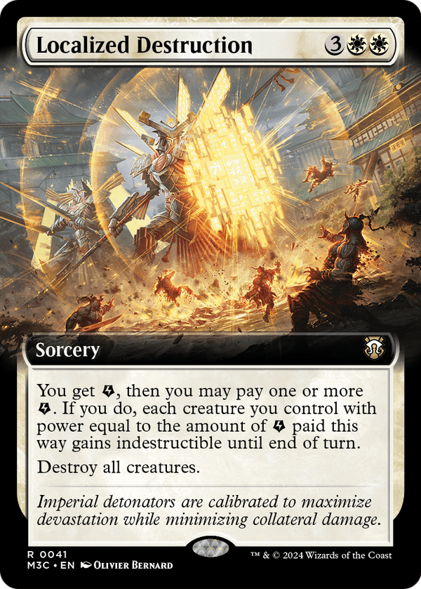 Localized Destruction (Extended Art) (M3C-041) - Modern Horizons 3 Commander: (Extended Art)