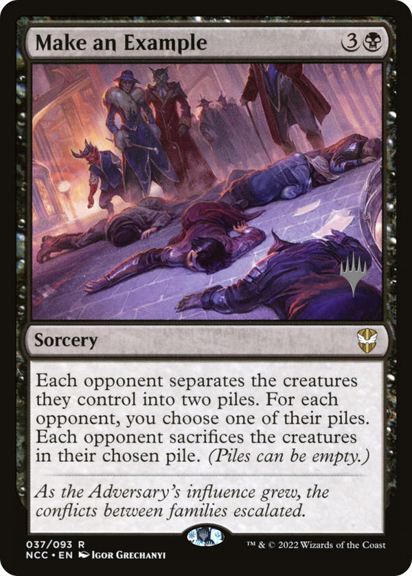 Make an Example (PPSNC-037) - New Capenna Commander Promos Foil