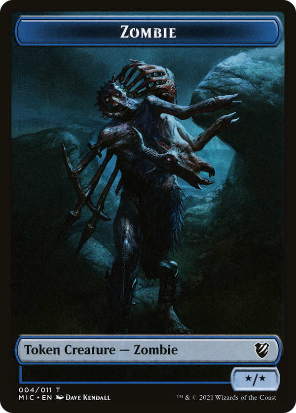 Zombie (TMIC-004) - Midnight Hunt Commander Tokens