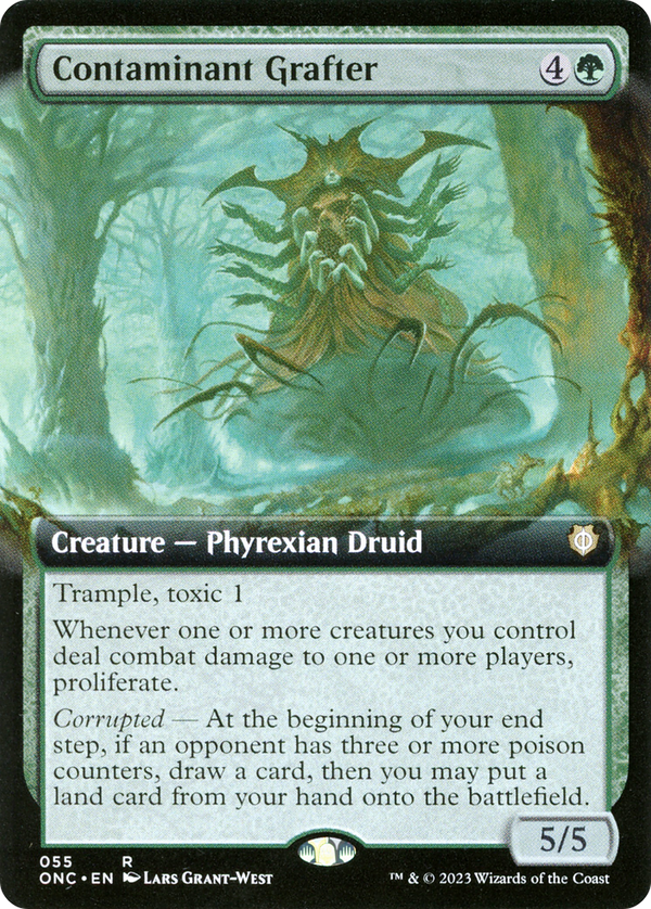 Contaminant Grafter (Extended Art) (ONC-055) - Phyrexia: All Will Be One Commander: (Extended Art)
