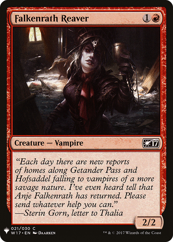 Falkenrath Reaver (LIST-W17-21) - The List