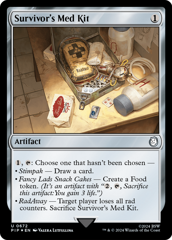 Survivor's Med Kit (Surge Foil) (PIP-672) - Fallout Foil