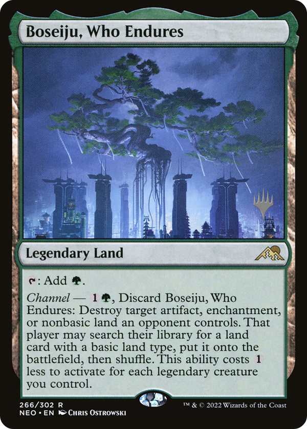 Boseiju, Who Endures (PPNEO-266) - Kamigawa: Neon Dynasty Promos