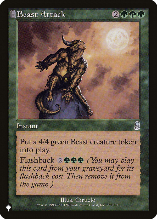 Beast Attack (LIST-ODY-230) - The List: (tombstone)