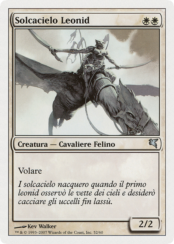 Leonin Skyhunter (Italian) - "Solcacielo Leonid" (PSAL-L52) - Salvat 2005