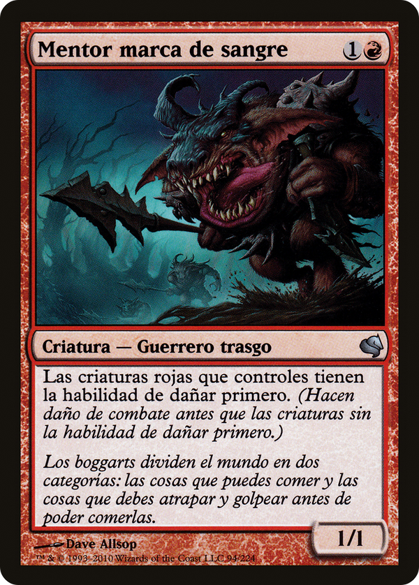Bloodmark Mentor (Spanish) - "Mentor marca de sangre" (PS11-094) - Salvat 2011