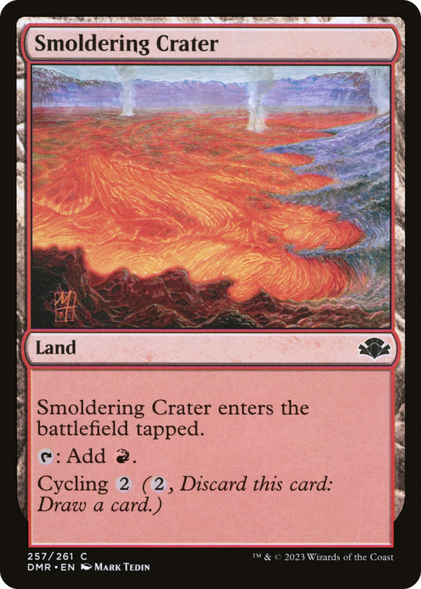 Smoldering Crater (DMR-257) - Dominaria Remastered Foil