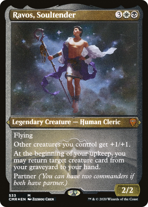 Ravos, Soultender (Foil Etched) (CMR-533) - Commander Legends Foil