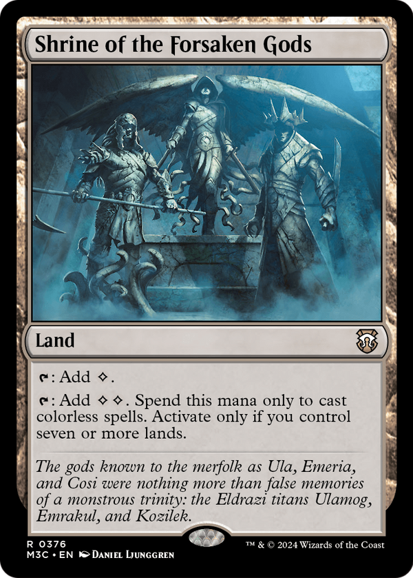 Shrine of the Forsaken Gods (M3C-376) - Modern Horizons 3 Commander
