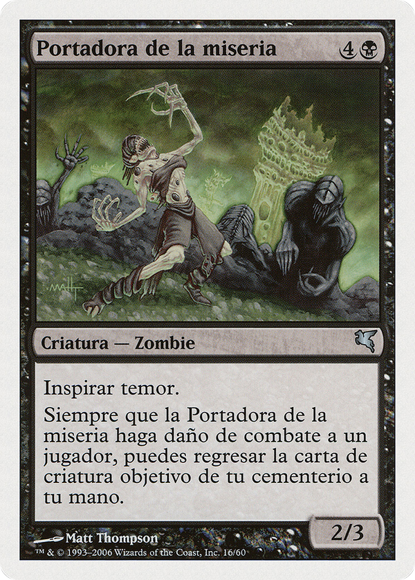 Woebearer (Spanish) - "Portadora de la miseria" (PSAL-F16) - Salvat 2005