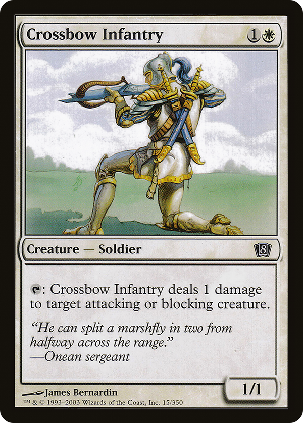 Crossbow Infantry (8ED-015) - 8th Edition Foil