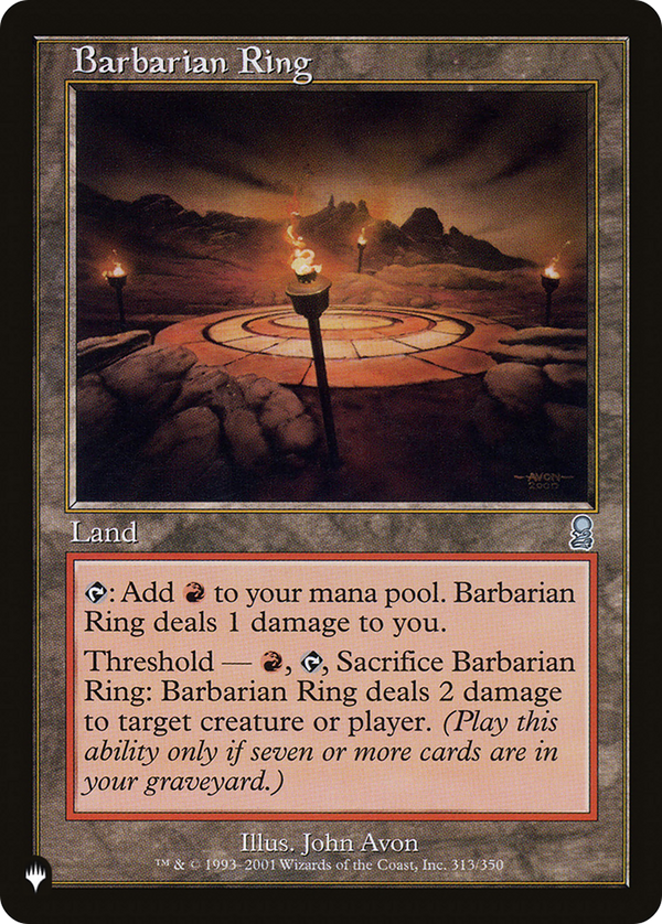 Barbarian Ring (LIST-ODY-313) - The List