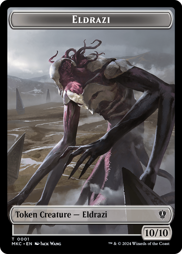 Eldrazi (TMKC-001) - Murders at Karlov Manor Commander Tokens Foil