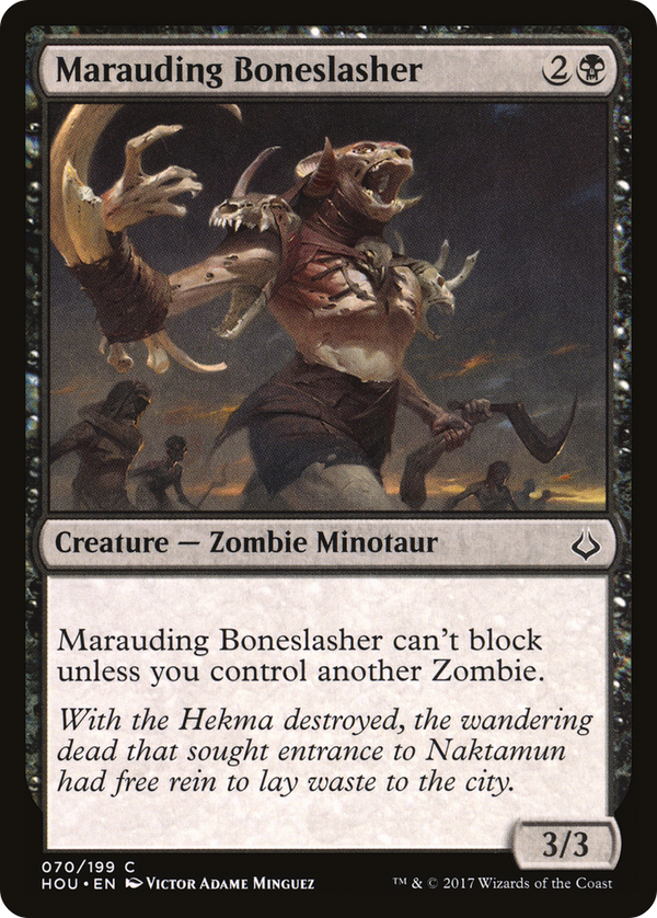 Marauding Boneslasher (HOU-070) - Hour of Devastation Foil