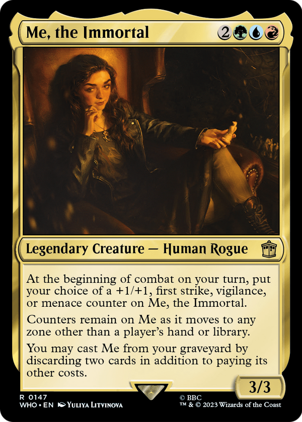 Me, the Immortal (WHO-147) - Doctor Who Foil
