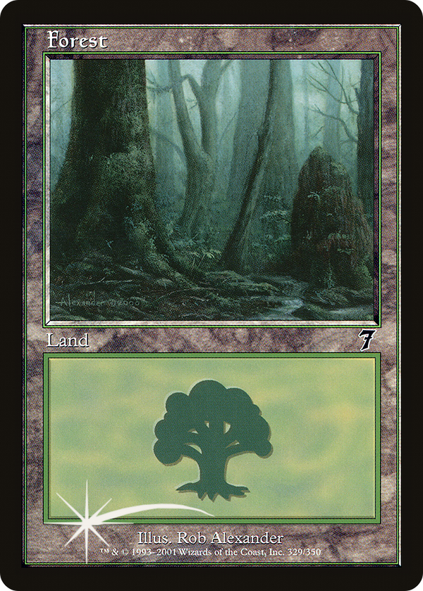 Forest (7ED-329★) - 7th Edition Foil
