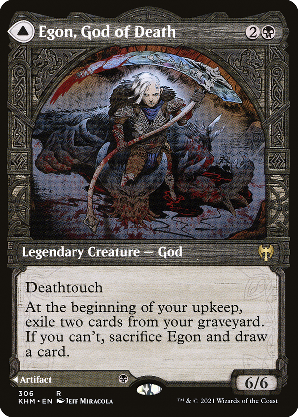 Egon, God of Death (Showcase) (KHM-306) - Kaldheim: (Showcase)