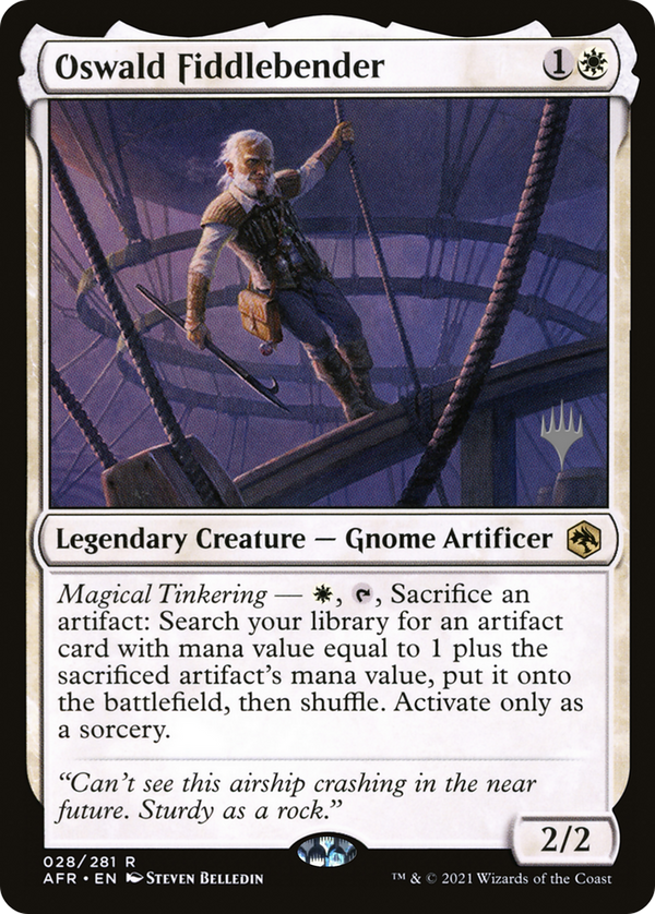 Oswald Fiddlebender (PPAFR-028) - Adventures in the Forgotten Realms Promos Foil