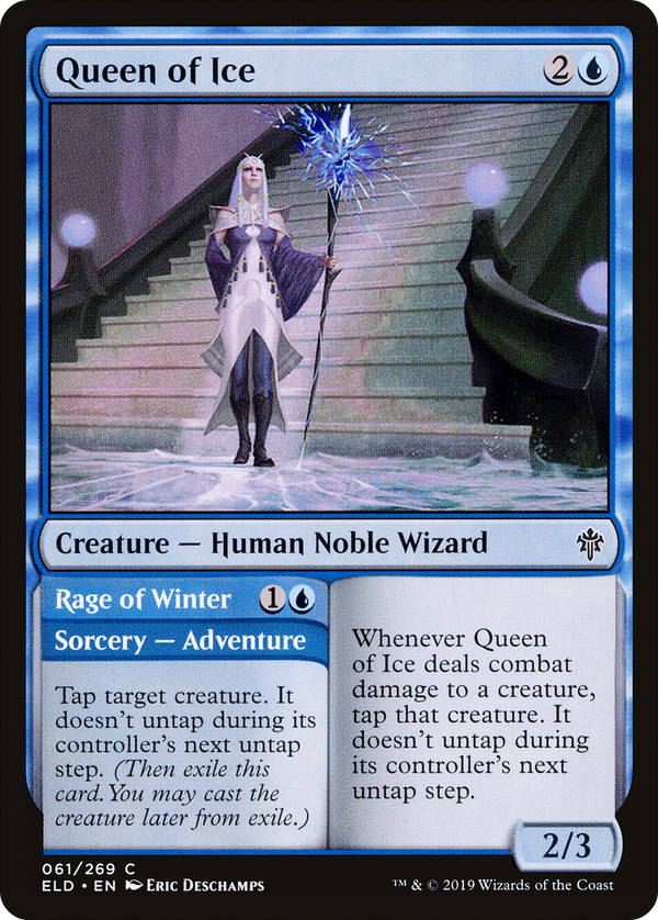Queen of Ice (ELD-061) - Throne of Eldraine Foil